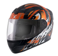 AXOR Rage Trogon Black Orange Full Face Helmet
