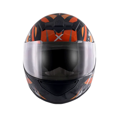 AXOR Rage Trogon Black Orange Full Face Helmet