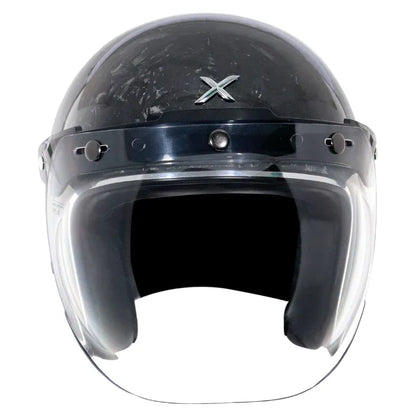 AXOR Retro Jet Forgrd Carbon Forged Carbpn Half Face Helmet