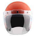 AXOR Retro Jet Sportz C13 Orange Blue Half Face Helmet