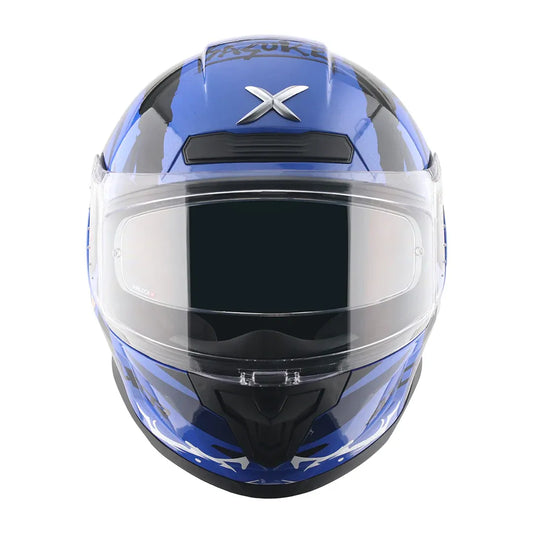 AXOR Saber Sasuke Blue Black Full Face Helmet