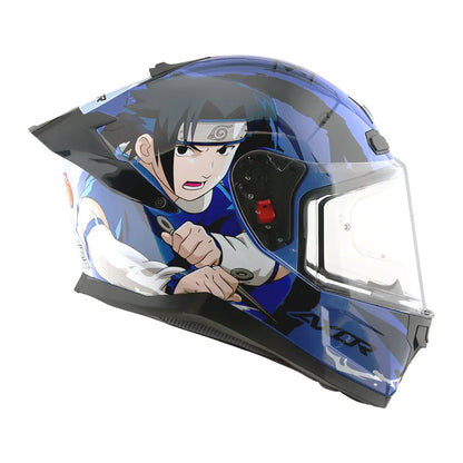 AXOR Saber Sasuke Blue Black Full Face Helmet