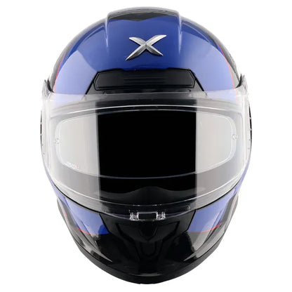 AXOR Saber Shadow Black M Blue Full Face Helmet