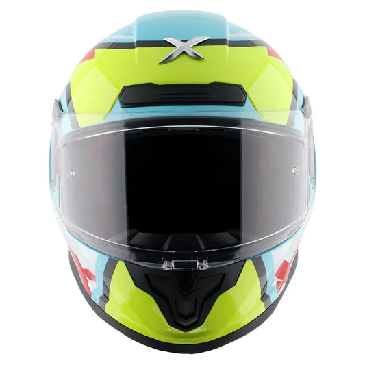 AXOR Saber X Sport Black Neon Yellow Full Face Helmet