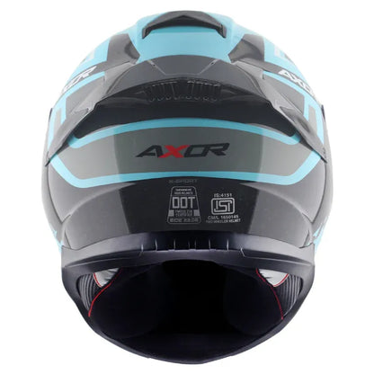 AXOR Saber X Sport Black Neon Yellow Full Face Helmet