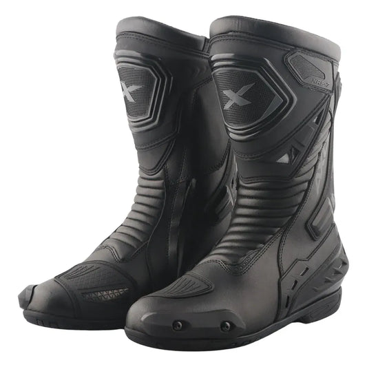 Axor Slip Stream Pro 8 Black Black Riding Gears Boots