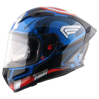 Axor Street Marvel Captain America Blue Red White Full Face Helmet