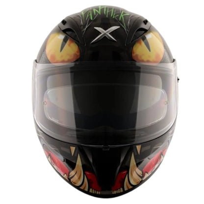 AXOR Street Panther Black Grey Full Face Helmet