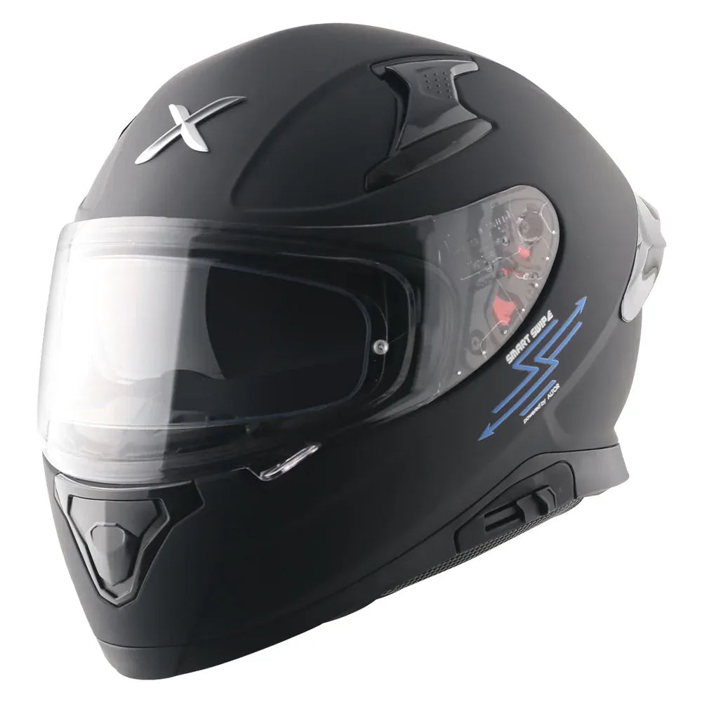 Axor X Altor Apex Smart Dull Black Full Face Helmet
