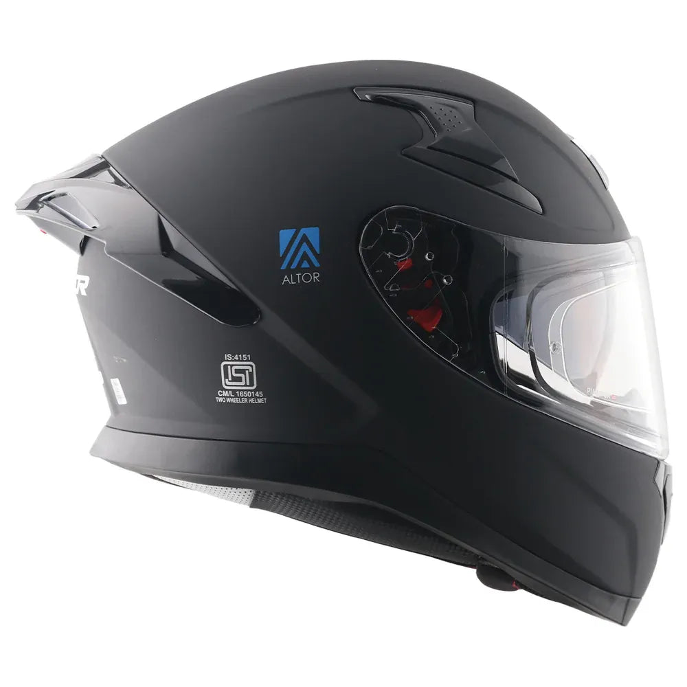 Axor X Altor Apex Smart Dull Black Full Face Helmet – Sparkly Helmets