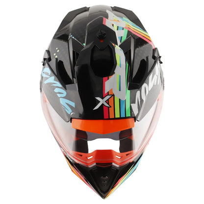 AXOR X Cross X2 Dual Visor Black Grey Off Road Helmet