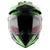 AXOR X Cross Flash Dual Visor Cool Grey Green Off Road Helmet
