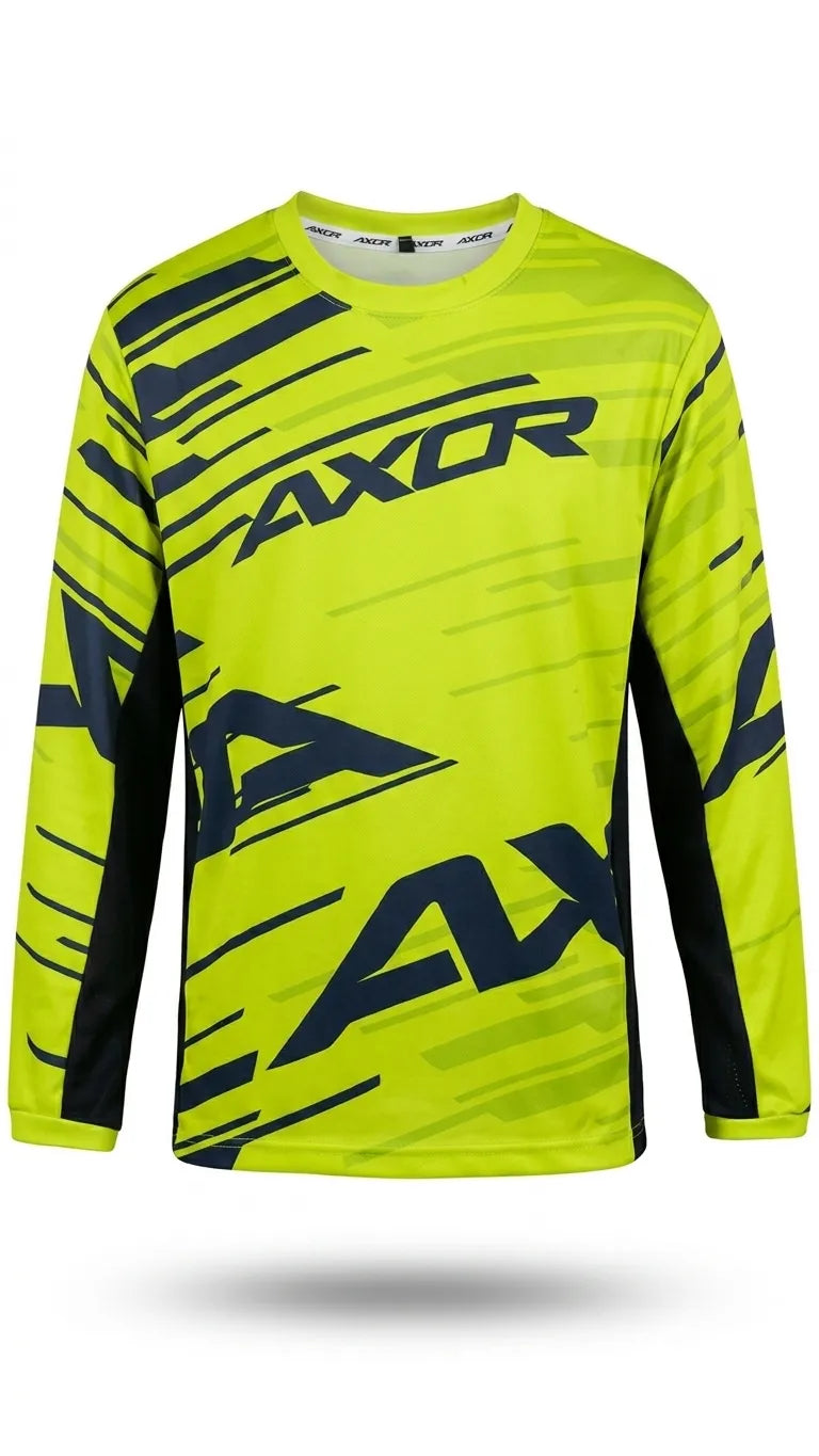 AXOR X Cross Jersey Green Jackets Riding Gears