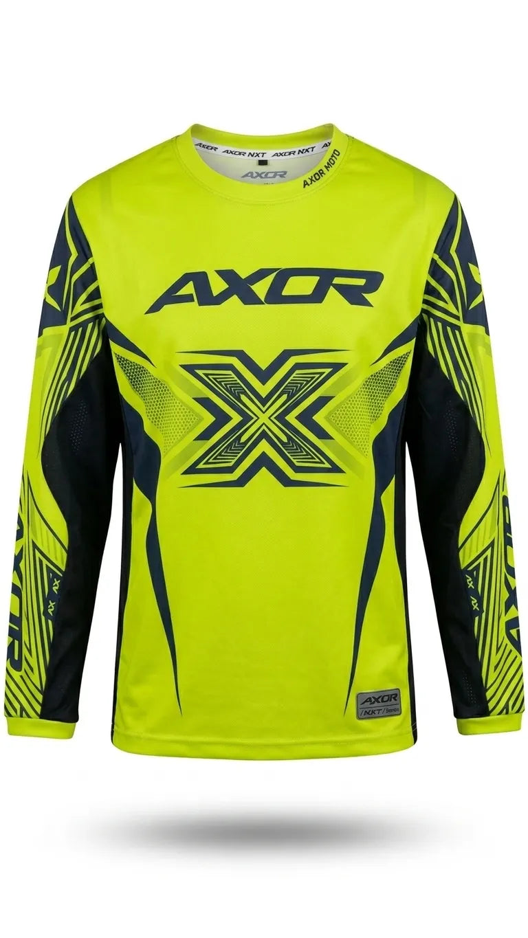 AXOR X Cross Jersey Green Jackets Riding Gears