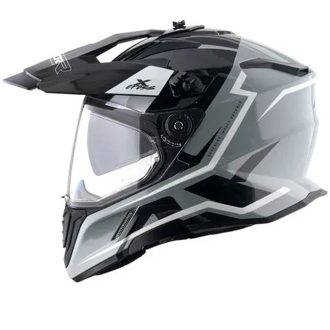 AXOR X Cross Nardo Grey Black Off Road Helmet