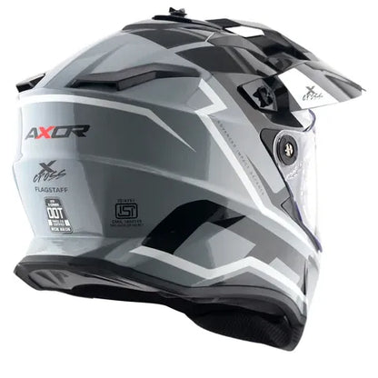AXOR X Cross Nardo Grey Black Off Road Helmet