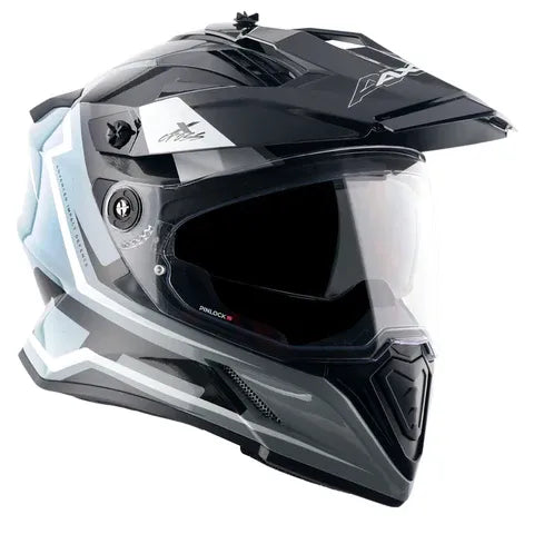 AXOR X Cross Nardo Grey Black Off Road Helmet