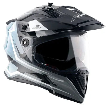 AXOR X Cross Nardo Grey Black Off Road Helmet
