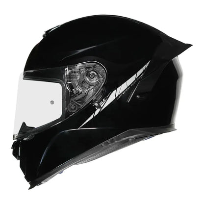AXXIS 109Bsv Eagle Sv Solid A1 Gloss Black Full Face Helmet