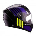 AXXIS 117D Seg Dot Giga B3 Gloss Fluo Yellow Full Face Helmet