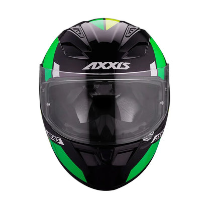 AXXIS 117D Seg Dot Giga B6 Gloss Fluo Green Full Face Helmet