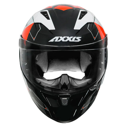 AXXIS 117D Seg Dot Switch B14 Gloss Fluo Orange Full Face Helmet