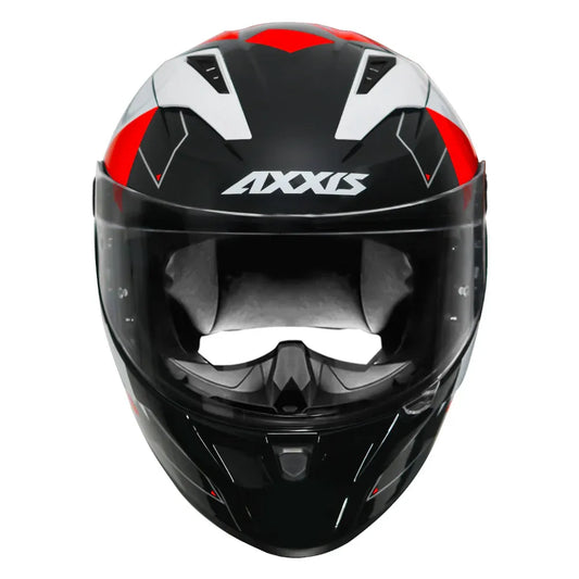AXXIS 117D Seg Dot Switch B5 Gloss Red Full Face Helmet