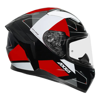AXXIS 117D Seg Dot Switch B5 Gloss Red Full Face Helmet
