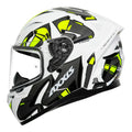 AXXIS 117D Segment Dot Arrows A3 Gloss Yellow Full Face Helmet
