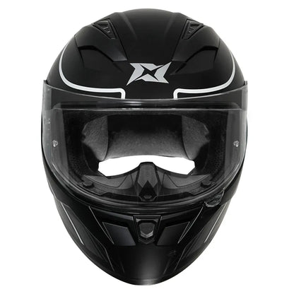 AXXIS 117D Segment Dot Neyva B2 Matt Gray Full Face Helmet