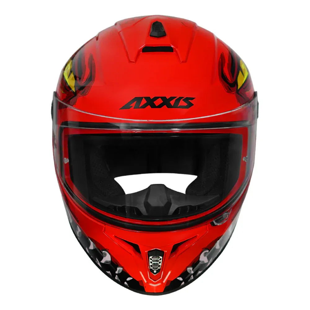AXXIS Draken Forza A5 Gloss Red Full Face Helmet