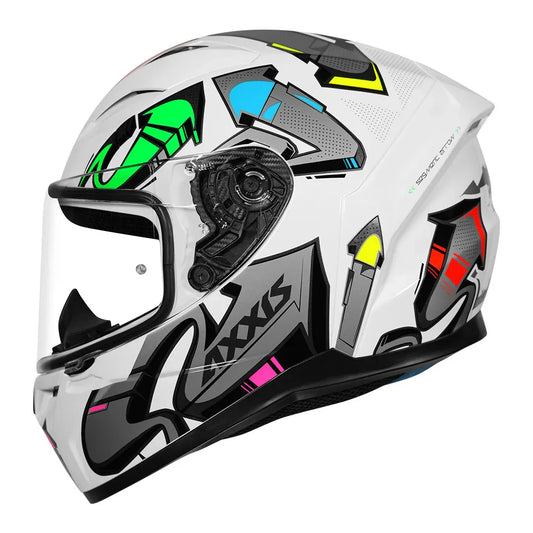 AXXIS Ff117B Segment Arrows A2 Gloss Full Face Helmet