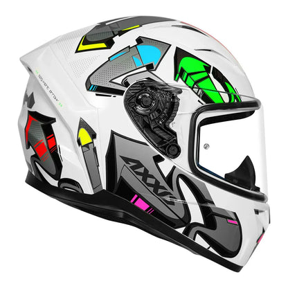 AXXIS Ff117B Segment Arrows A2 Gloss Full Face Helmet