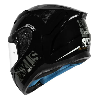 AXXIS Ff117B Segment Nyc B5 Fluor Gloss Full Face Helmet