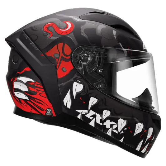AXXIS Seg Dot Scratch B2 Mat Grey Full Face Helmet