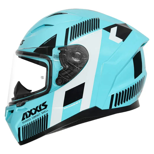 AXXIS Seg Selector Gloss Neon Blue Full Face Helmet
