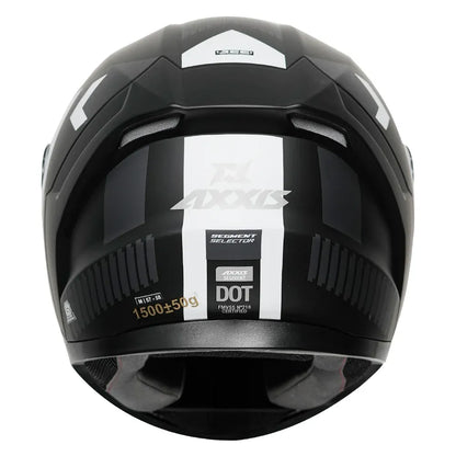 AXXIS Segment Selector Matt Gray Full Face Helmet