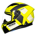 AXXIS Segment Vantage E3 Gloss Fluor Yellow Full Face Helmet
