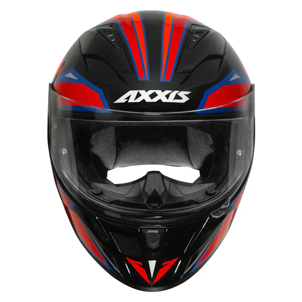 AXXIS Axxs Seg Dot Mad B5 Gloss Red Full Face Helmet