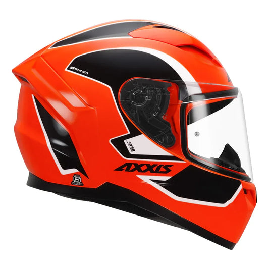 AXXIS Axxs Seg Fot Sinner F5 Gloss Red Full Face Helmet