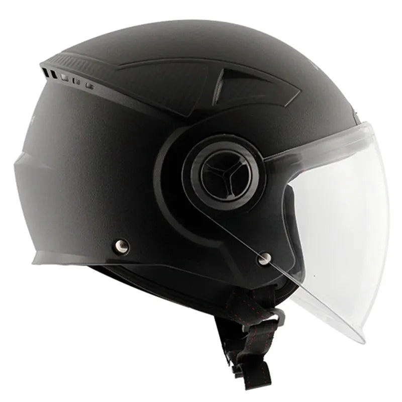 VEGA Blaze Black Half Face Helmet