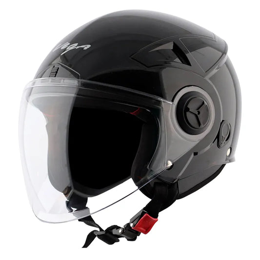 VEGA Blaze Dx Black Half Face Helmet