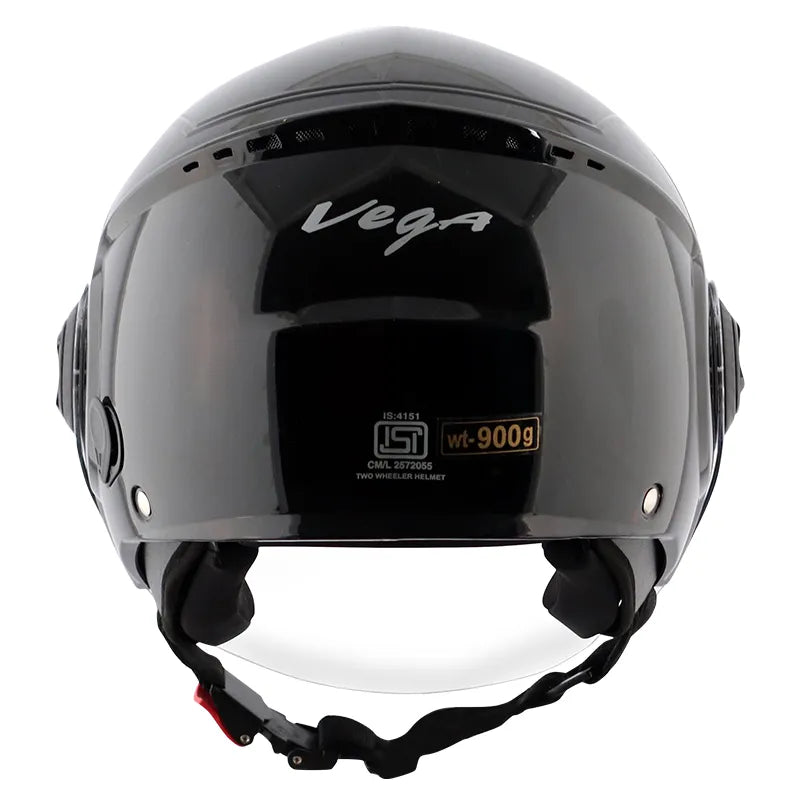 VEGA Blaze Dx Black Half Face Helmet