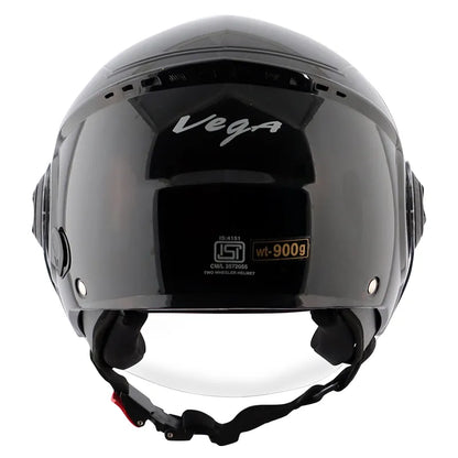 VEGA Blaze Dx Black Half Face Helmet