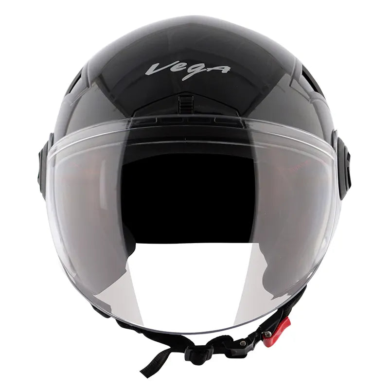 VEGA Blaze Dx Black Half Face Helmet