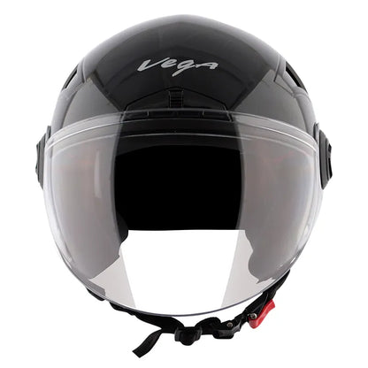 VEGA Blaze Dx Black Half Face Helmet