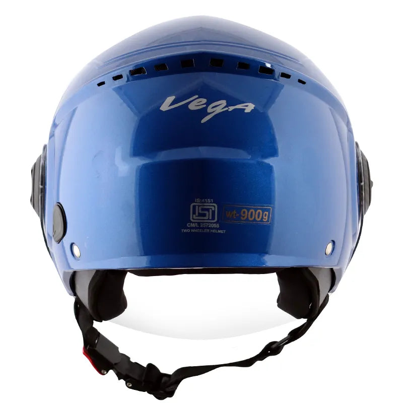 VEGA Blaze Dx Blue Half Face Helmet