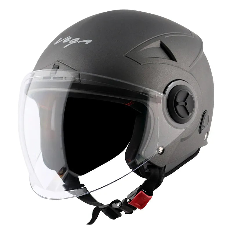 VEGA Blaze Dx Dull Anthracite Half Face Helmet