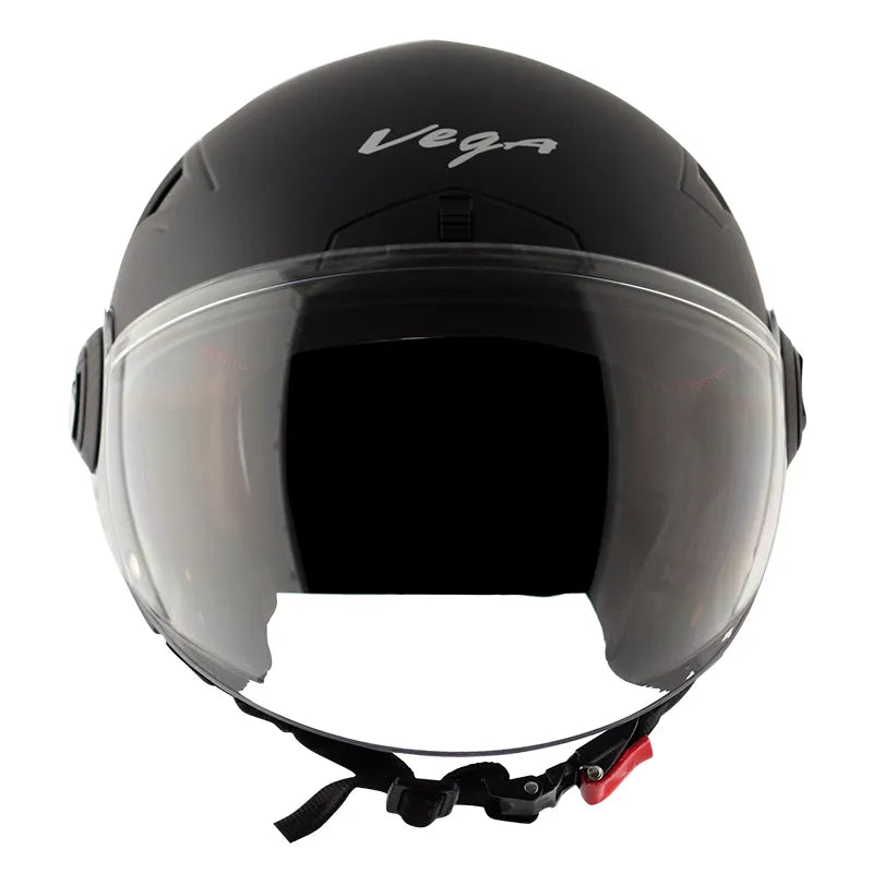 VEGA Blaze Dx Dull Black Half Face Helmet