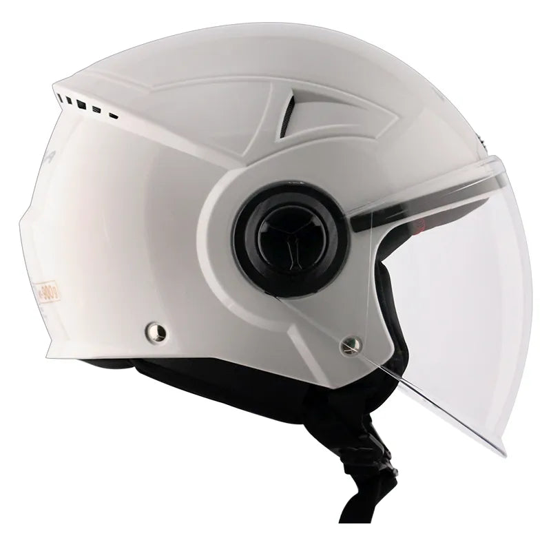 VEGA Blaze Dx White Half Face Helmet